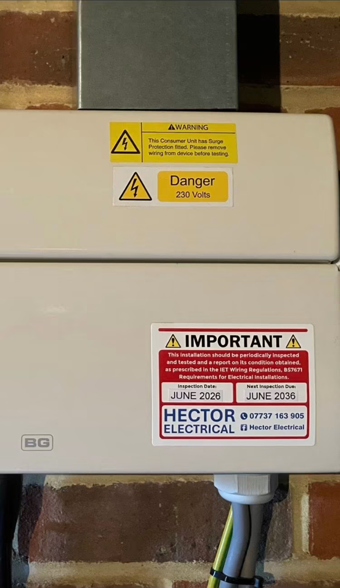 Consumer unit fuseboard upgrade