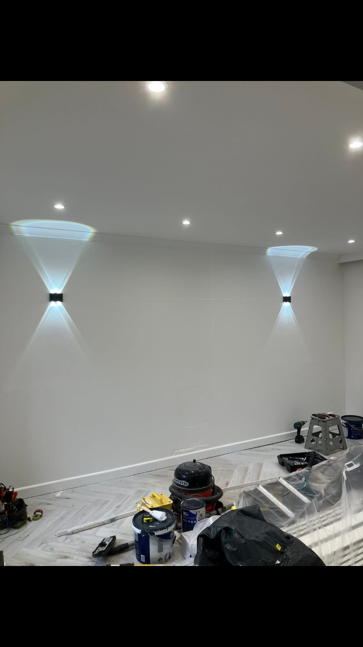 Rewiring work completed by Hector Electrical